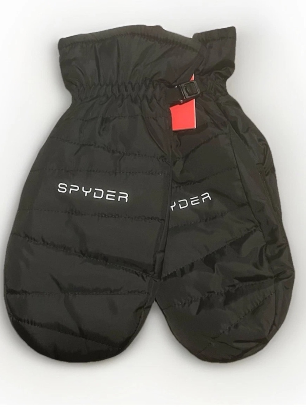 Spyder Black Quilted Puffer Mitten